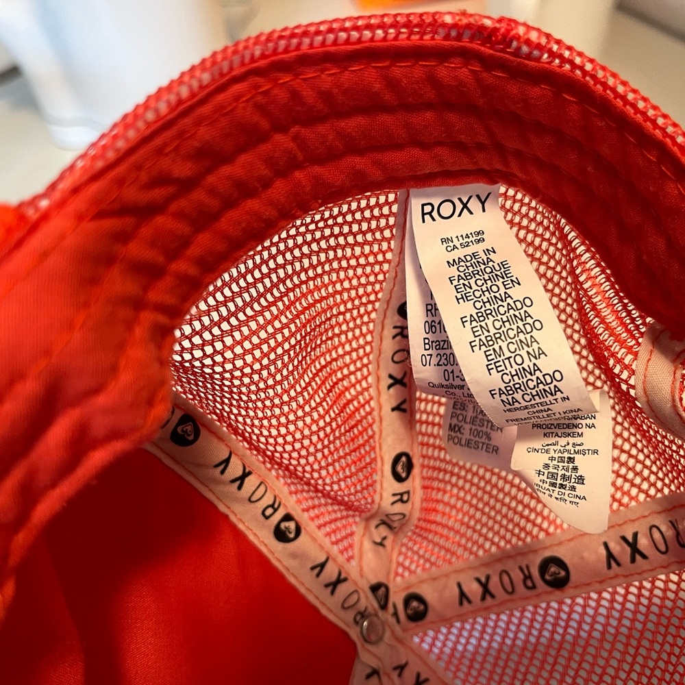 5/$25 orange Roxy trucker hat cap - Picture 4 of 5